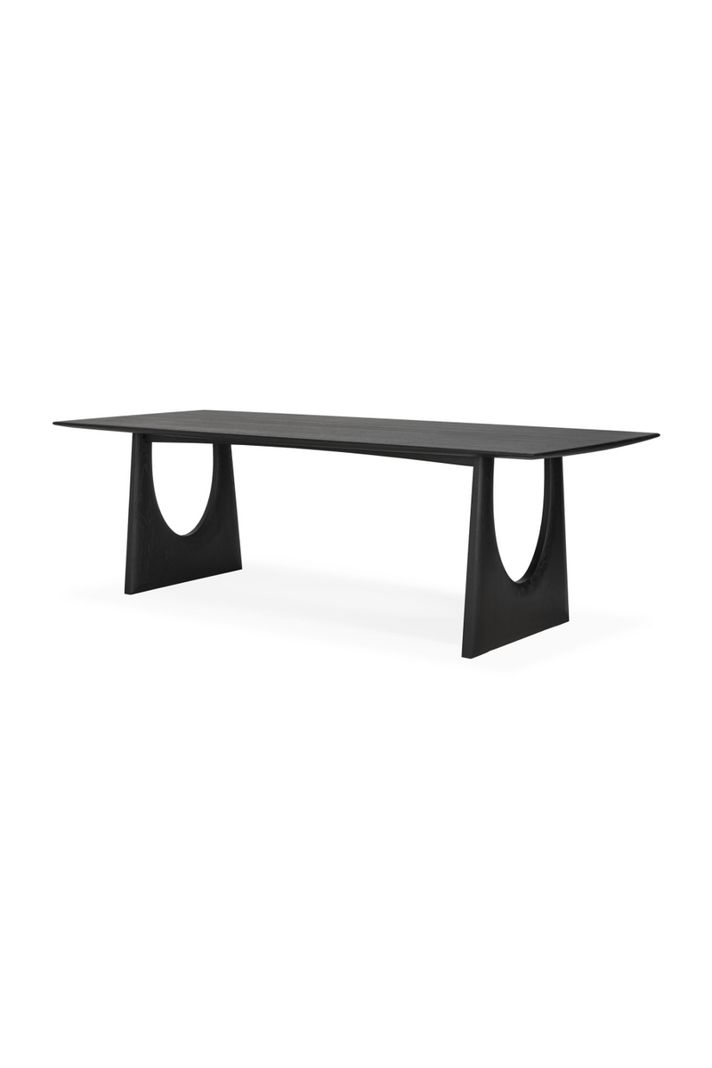 Mesa de Comedor Moderna de Roble Negro | Ethnicraft Geometric | Oroa.es